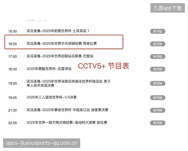 《中央5台直播乒乓球时间表》深度解析：CCTV5节目表与CCTV5+的精彩时刻，你真的知道吗？